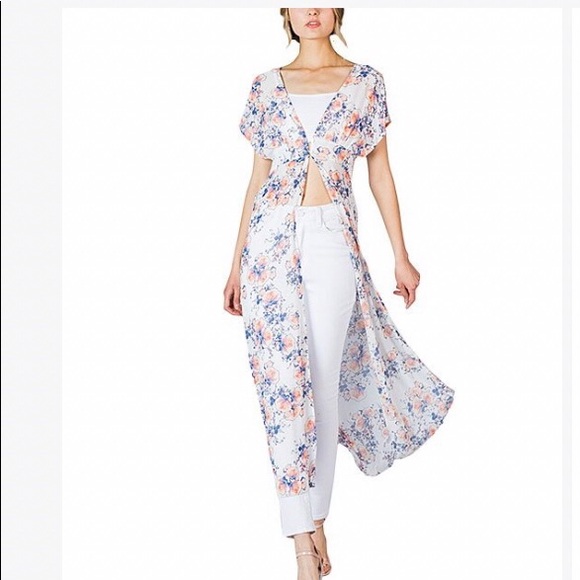Sweaters - 3/$20 COZY CASUAL☀️Summer Floral Duster NWOT